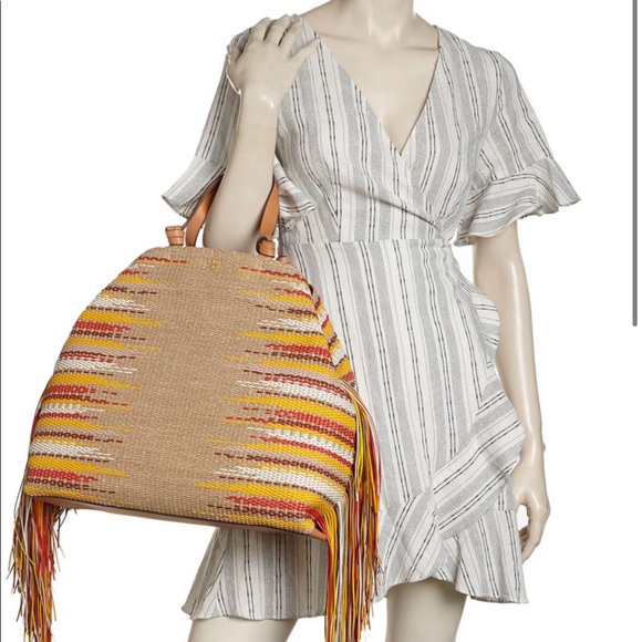 Tory Burch Handbags - 🎉HP🎉NWT $1498 Tory Burch Aidan Fringe Tote